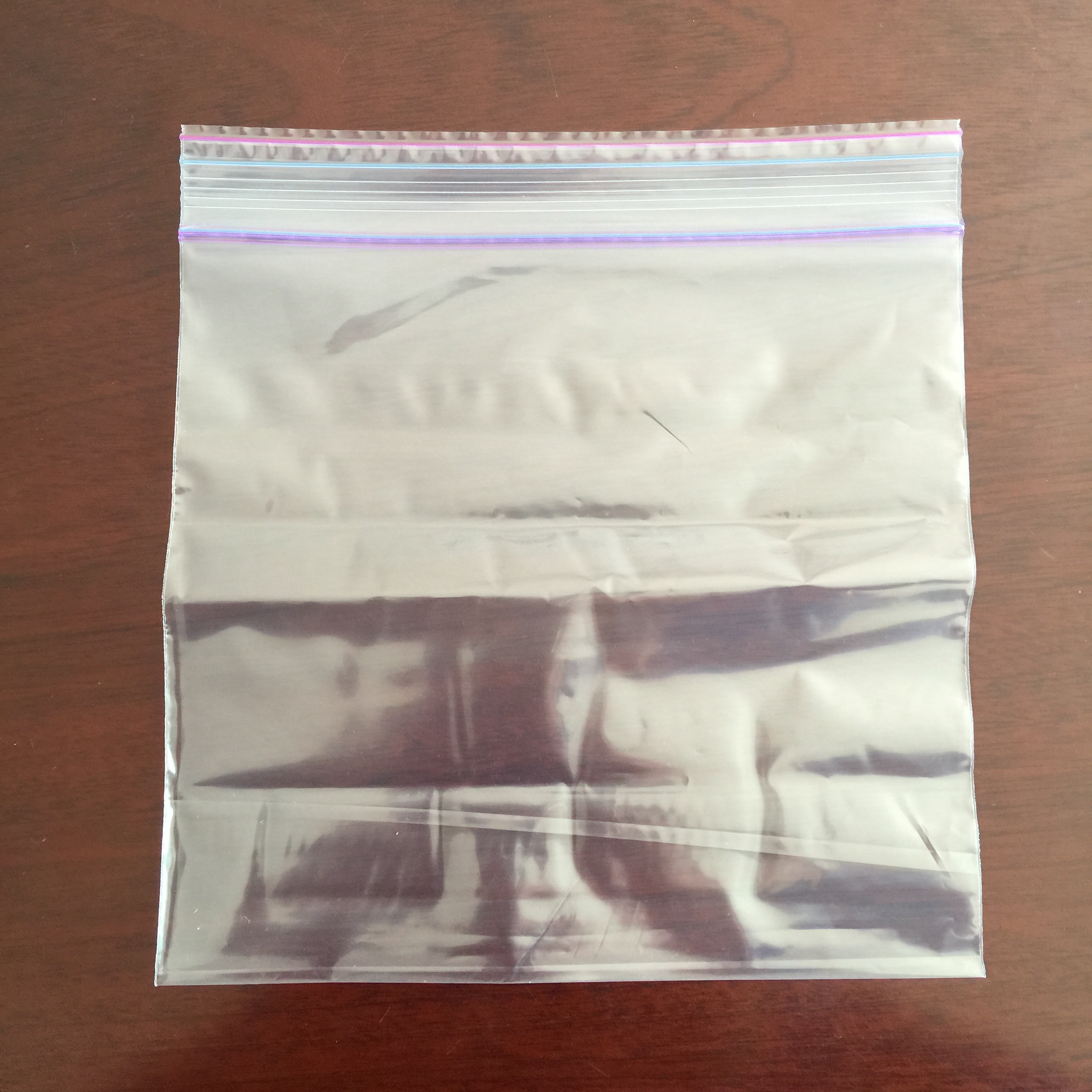  Clear poly zip bags leakproof plastic slider zipperbags A